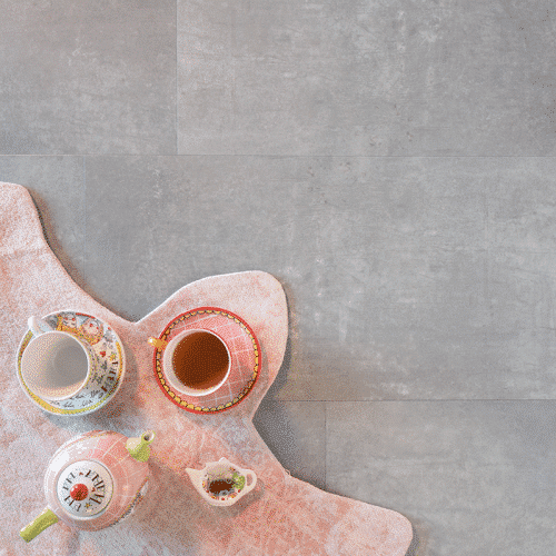 Douwes Dekker - PVC klik Flinke tegel bitterkoek 90,6x44,8 cm